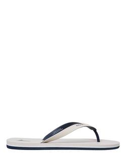 Hackett London Flip Flops, Off White