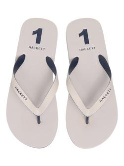 Hackett London Flip Flops - view 2, Off White