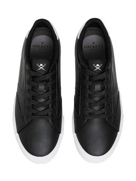 Hackett London Heritage Trainers, Black - view 2, Black