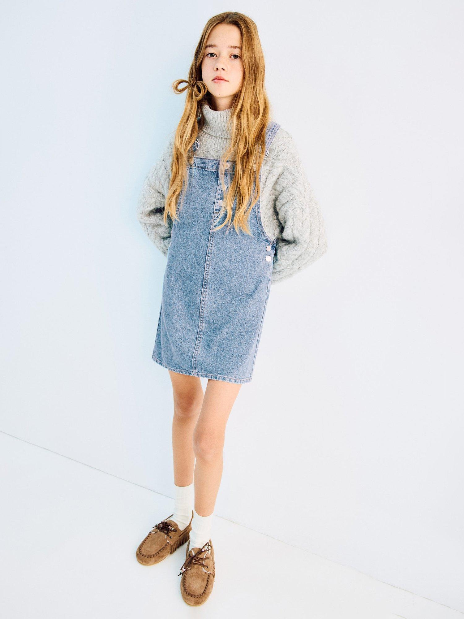 white christmas dresses Love Overall Dress 6X / Blue main image 0