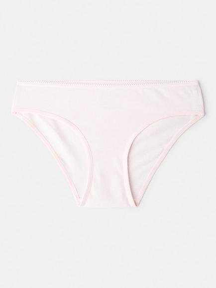 Mango Kids' Basic Plain Briefs, Pack of 3, Pink - view 2, Pink
