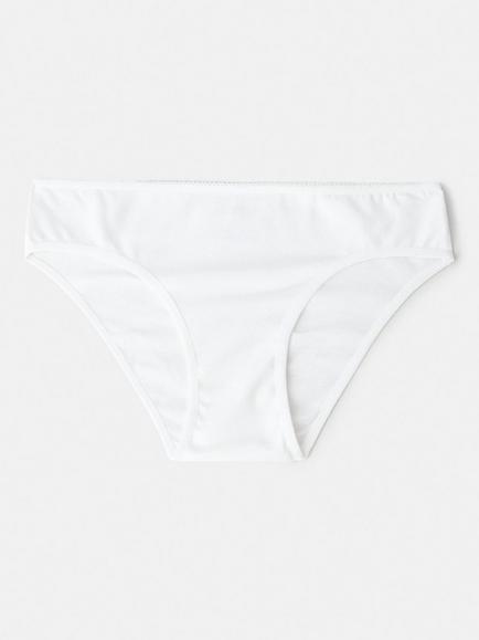 Mango Kids' Basic Plain & Stripe Briefs, Pack of 3, Pink - view 2, Pink