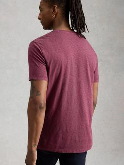 White Stuff Abersoch Cotton T-Shirt - view 2, Plum