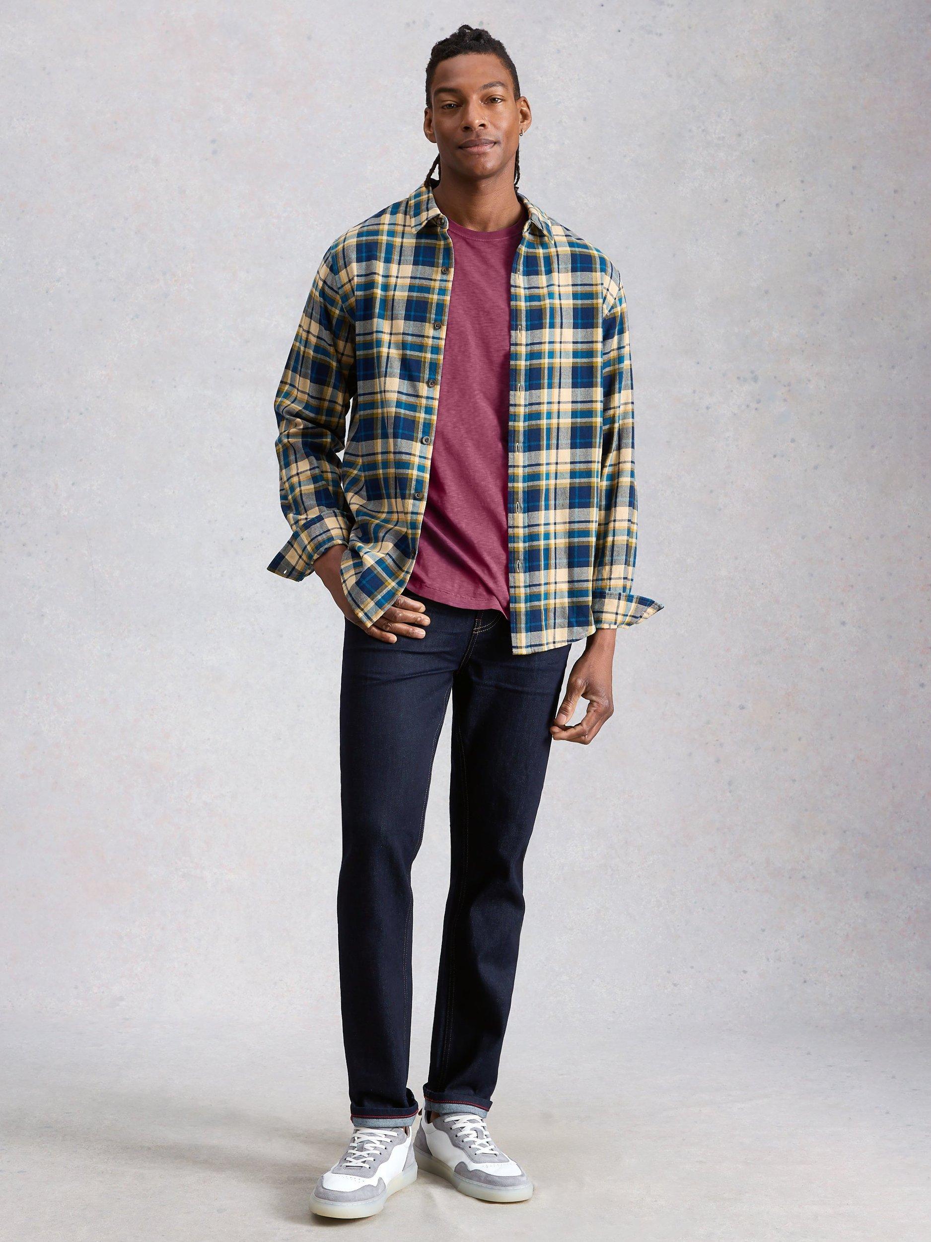 Product image 4 of 6, which shows White Stuff Abersoch Cotton T-Shirt, Plum, S Reg