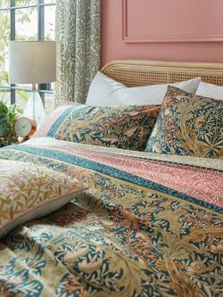 William Morris At Home Kelmscott Reversible Duvet Cover Set, Multi - view 2, Multi