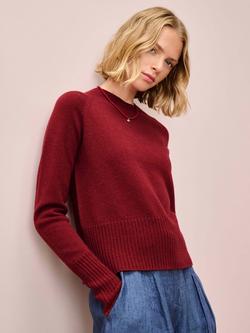 Brora Boxy Pure Cashmere Jumper, Paprika, Paprika