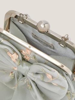 Monsoon Kids' Bag and Hair Clip Set, Sage - view 2, Sage