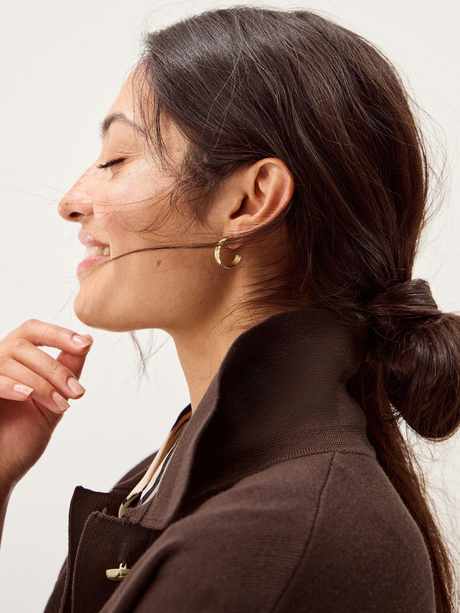 Product image 4 of 5, which shows Monsoon Nina Longline Knit Jacket, Chocolate, S