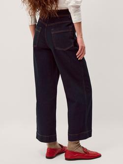 Monsoon Hallie Cropped Jeans - view 2, Indigo