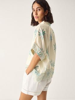 Monsoon Tashie Sun Shirt, Aqua - view 2, Aqua