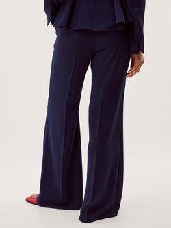 Monsoon Erin Tailored Trousers, Navy - view 2, Navy