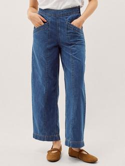 Monsoon Harper Ankle Grazer Jeans, Denim Blue, Denim Blue