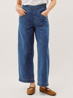 Monsoon Harper Seam Detail Jeans, Blue, Blue