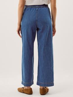 Monsoon Harper Seam Detail Jeans, Blue - view 2, Blue