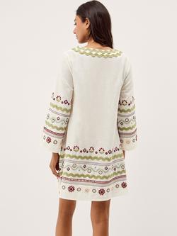 Monsoon Bria Embroidered Tunic, Ivory - view 2, Ivory
