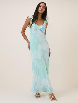 Nobody's Child Logan Sleeveless Midaxi Dress, Blue/Green, Blue/Green