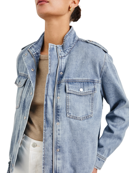 Rails Collins Denim Jacket, Faded Indigo - view 2, Faded Indigo
