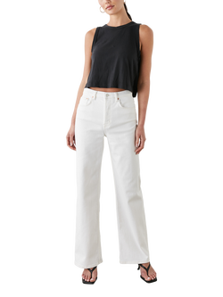 Rails Getty High Rise Wide Leg Jeans, Vintage Ecru, Vintage Ecru