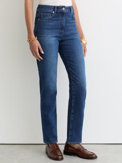 Reiss Isabel Mid Rise Jeans, Mid Blue, Mid Blue
