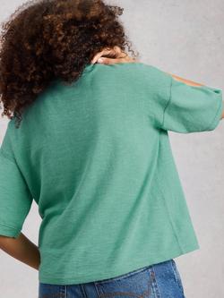 White Stuff Kate Oversized T-Shirt - view 2, Teal