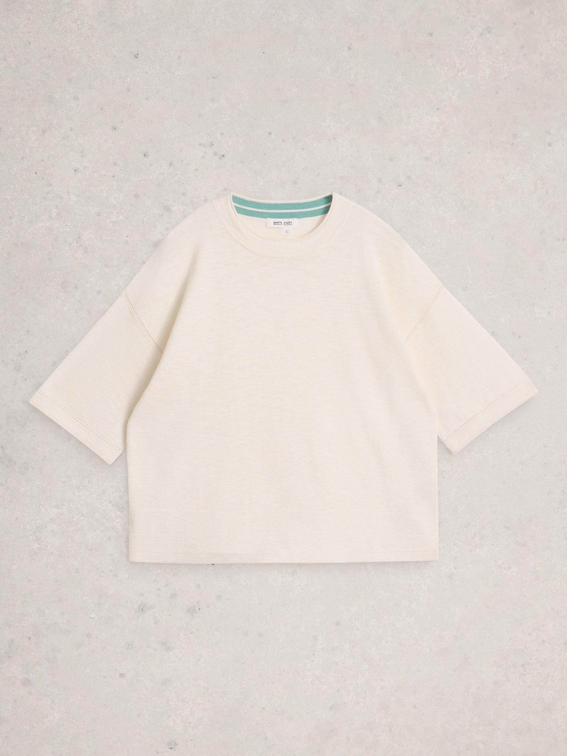 Product image 5 of 6, which shows White Stuff Kate Oversized T-Shirt, White, 6