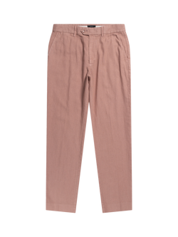 Percival Tailored Fit Linen Blend Suit Trousers, Mauve
