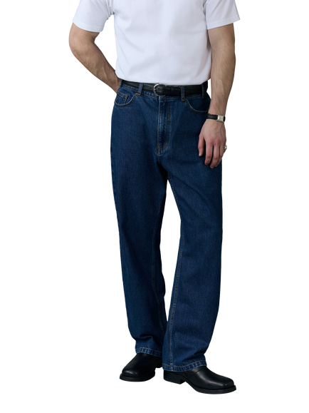 Percival Straight Fit Jeans, Mid Wash Blue, Mid Wash Blue