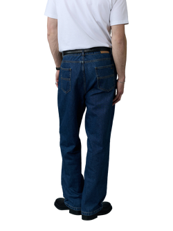 Percival Straight Fit Jeans, Mid Wash Blue - view 2, Mid Wash Blue