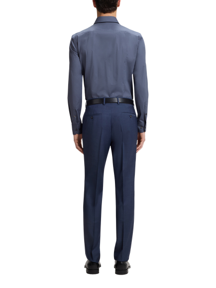BOSS Slim Fit Cotton Blend Shirt, Open Blue - view 2, Open Blue