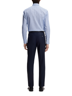 BOSS Regular Fit Floral Print Cotton Blend Shirt, Pastel Blue - view 2, Pastel Blue