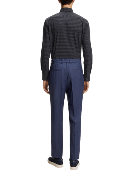 BOSS Slim Fit Long Sleeve Shirt - view 2, Dark Blue