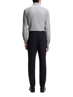 HUGO BOSS Slim Fit Kent Collar Long Sleeve Shirt, Grey - view 2, Grey