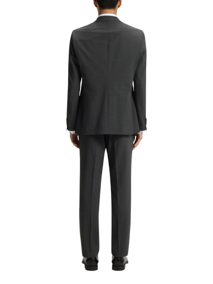BOSS Heritage Wool Blend Single Breasted Suit Jacket, Dark Grey - view 2, Dark Grey