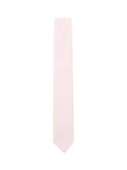 HUGO BOSS Linen and Silk Blend Tie, Light Pink, Light Pink