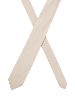 HUGO BOSS Linen and Silk Blend Tie, Beige - view 2, Beige