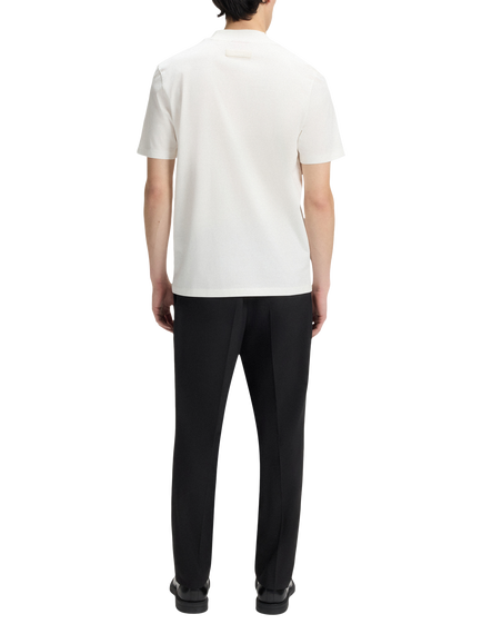 HUGO Dimerson Cotton T-Shirt, Natural - view 2, Natural