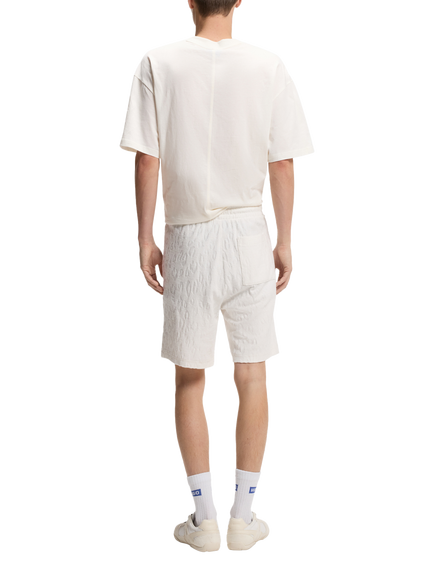 HUGO BOSS Regular Fit Crew Neck Short Sleeve Cotton T-Shirt, Open White - view 2, Open White