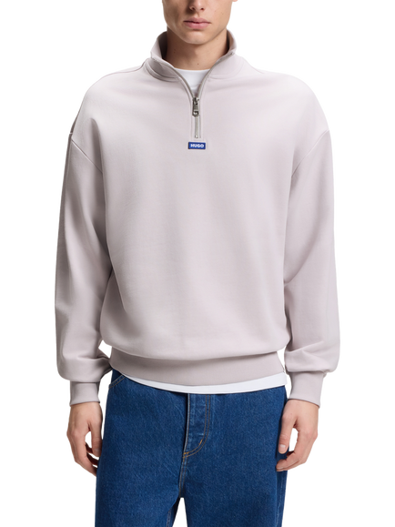 HUGO Cotton Sweatshirt, Pale Purple, Pale Purple