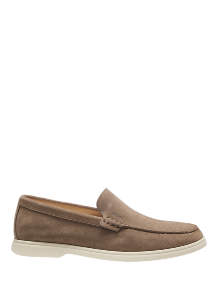 HUGO BOSS BOSS Suede Loafers, Medium Beige, Medium Beige