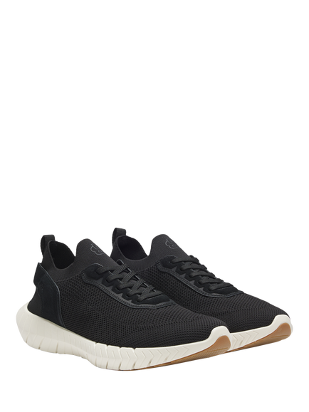 BOSS Motion Lace Up Trainers - view 2, Black