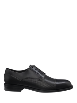 HUGO BOSS BOSS Leather Derby Shoes, Black, Black