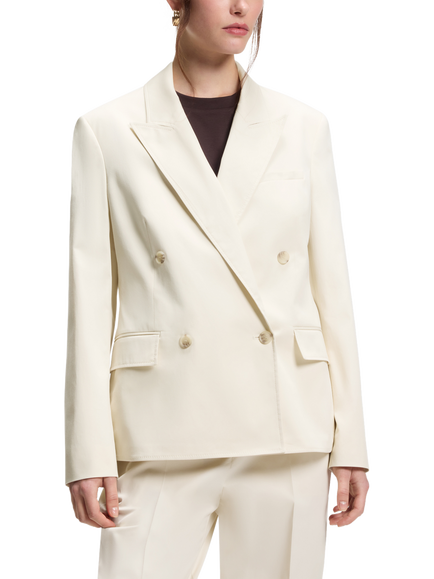HUGO BOSS Jaleto Double Breasted Jacket, Open White, Open White