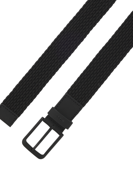 BOSS Elastic Woven Belt, Black - view 2, Black