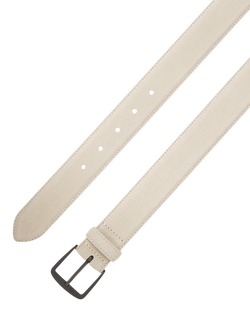 HUGO BOSS BOSS Suede Belt, Open White - view 2, Open White