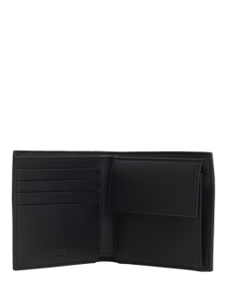 BOSS 4CC Slot Coin Pocket Wallet, Black - view 2, Black