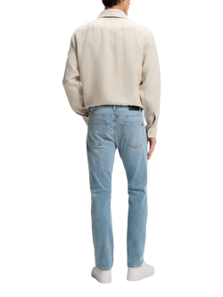 HUGO BOSS BOSS Delaware Slim Fit Mid Rise Jeans, Aqua - view 2, Aqua