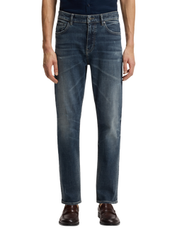 BOSS Slim Mid Rise Denim Jeans, Medium Blue, Medium Blue