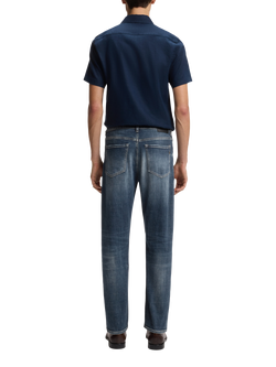 BOSS Slim Mid Rise Denim Jeans, Medium Blue - view 2, Medium Blue