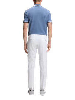 HUGO BOSS Regular Fit Cotton Pique Polo Shirt, Open Blue - view 2, Open Blue