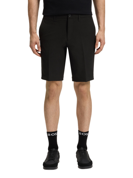 BOSS Slim Fit Chino Shorts, Black, Black
